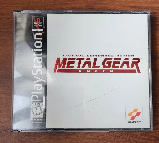 Metal Gear Solid | PlayStation 1 PS1 | Tested PSX PS One Sony