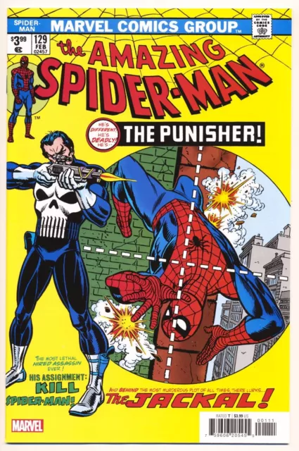 AMAZING SPIDER-MAN #129 NM, Facsimile Edition, Marvel Comics 2023