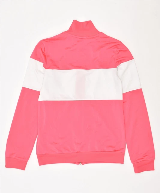 ADIDAS Giacca Top Tuta Ragazze 11-12 Anni Rosa Colourblock Poliestere U104 2