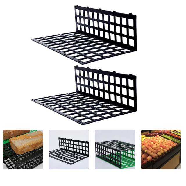 2 pz scaffale - separatore scaffale regolabile - separatore verdura rack frutta cibo