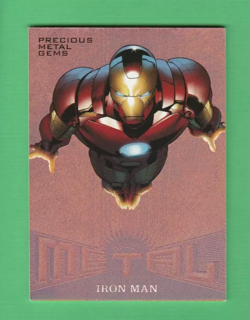 2017 Fleer Ultra Marvel Spider-Man Precious Metal Gems BRONZE IRON MAN MM8  /199