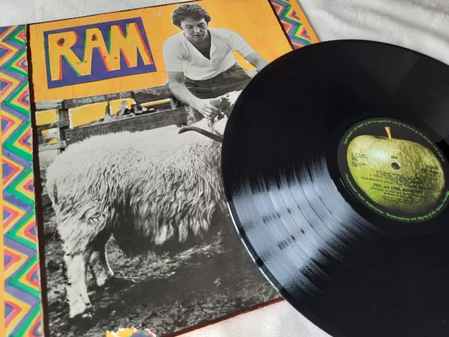 Paul McCartney RAM LP 1st UK PRESS Apple Inner **VG++ Vinyl** UPGRADE COPY