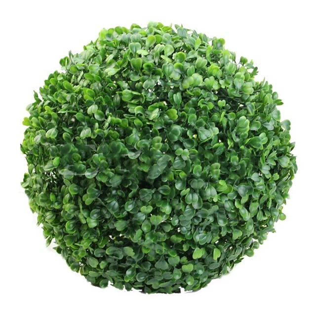 Boule En Plastique Vert Pour Plantes Décor De Mariage Boule D'herbe Moyenne