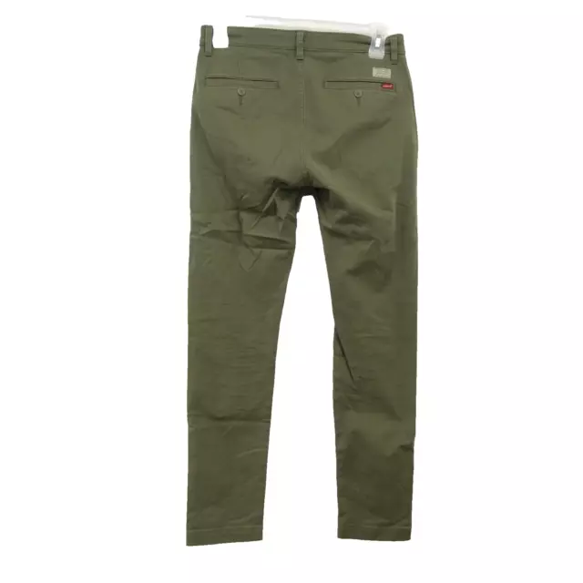 Levi's Mens 0001 Khaki Green XX Slim Taper Fit Chino Pants Jeans Size 30 x 32