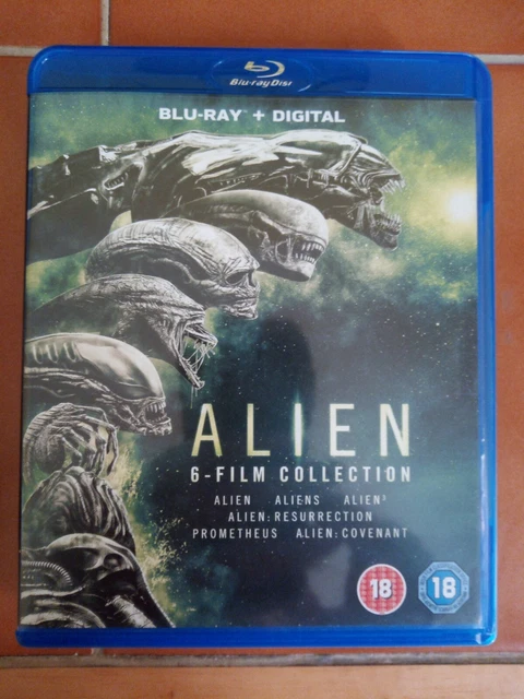 ALIEN: 6-FILM COLLECTION BLU-RAY (Aliens, 3, Resurrection, Prometheus ...