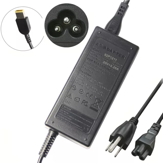 20V AC Adapter Charger For Lenovo Thinkpad 11e, Yoga 11e Chromebook Power Cord