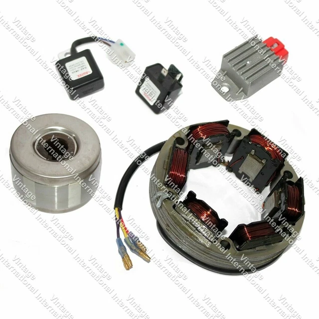 FOR ROYAL ENFIELD Electronic Alternator Stator Conversion Kit 6v to 12V