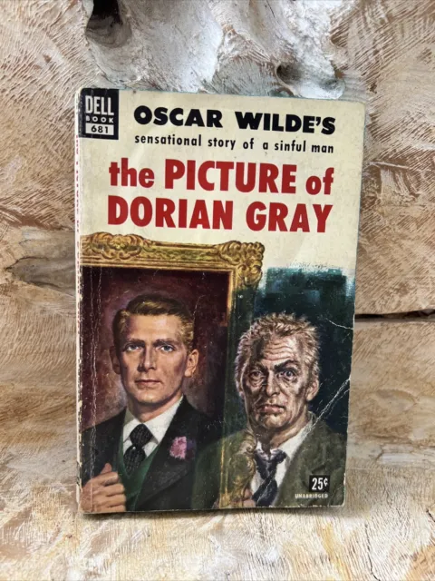 The Picture of Dorian Gray Oscar Wilde Dell Paperback 681 Vintage MidCentury