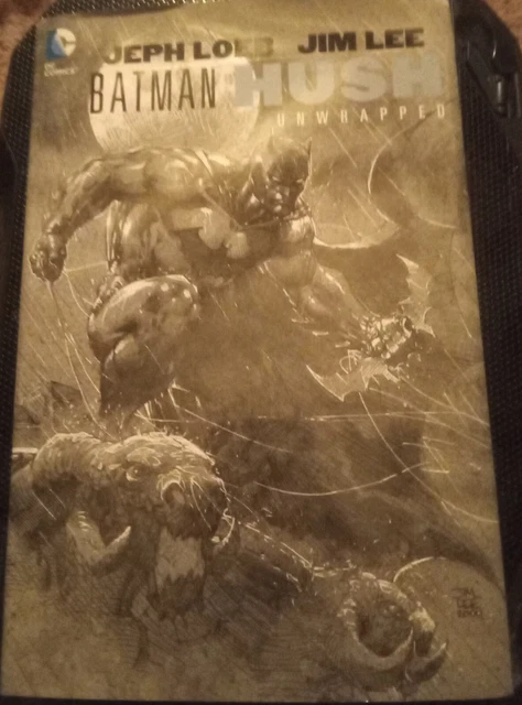 Batman: Hush Unwrapped Deluxe Edition DC Comics Jim Lee Jeph Loeb b/w sketch