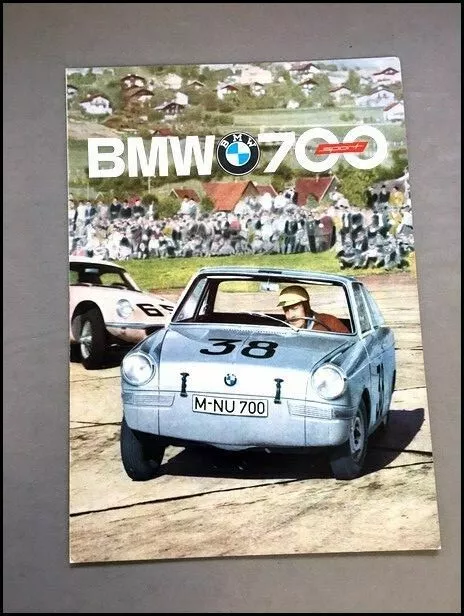 1961 BMW 700 Sport Vintage Car Sales Brochure Folder