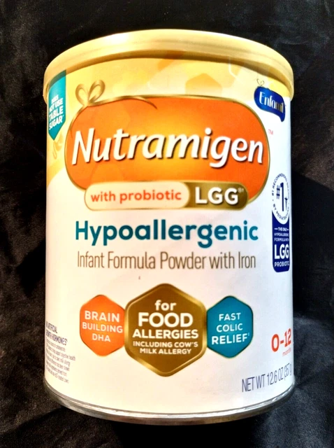 ENFAMIL..NUTRAMIGEN..HYPOALLERGENIC PROBIOTIC INFANT FORMULA IRON..12.6ozJUN24