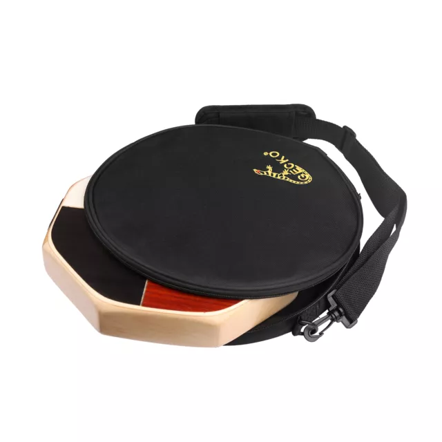 GECKO Cajon Hand Drum Cajon Drum Percussion Instrument with Carrying Bag uk T2O4