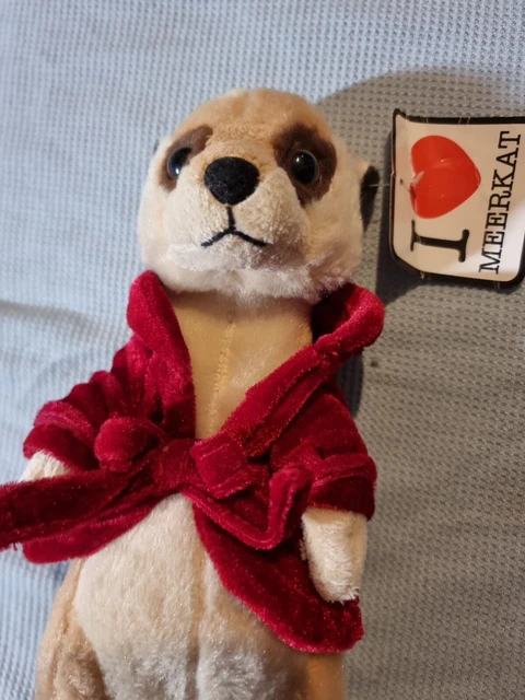 PMS MEERKAT IN Red Gown Medium Plush Soft Toy With Tag 4 49 PicClick UK pms-meerkat-in-red-gown-medium-plush-soft-toy-with-tag-4-49-picclick-uk