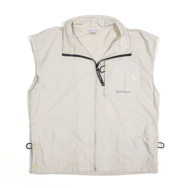 REEBOK Girls Beige Nylon Gilet 10 Years