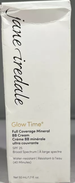 Jane Iredale Glow Time Full Coverage Mineral BB Cream SPF 25, 1.7oz-CHOOSE SHADE