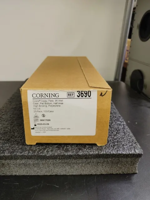 CORNING 3369 Costar Assay Plate 96 Well Clear Easywash No Lid 25 pck