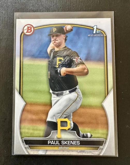 2023 Bowman Draft BD-14 Gem Mint 10 2023 Bowman Draft Paul Skenes Rookie Card #BD-14 - Graded Gem Mint 10 By 4 Bases Grading Paul Skenes Baseball Cards 2023 Bowman Draft BD-14 Gem Mint 10 2023 Bowman Draft Paul Skenes Rookie Card #BD-14 - Graded Gem Mint 10 By 4 Bases Grading Paul Skenes Baseball Cards