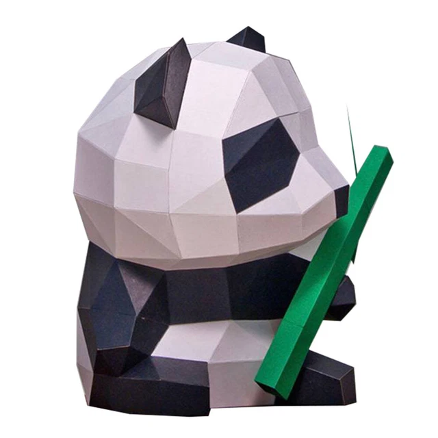 PAPER ANIMAL 3D Model Puzzle DIY Papercraft Kit Origami Toy for Home £7 ...