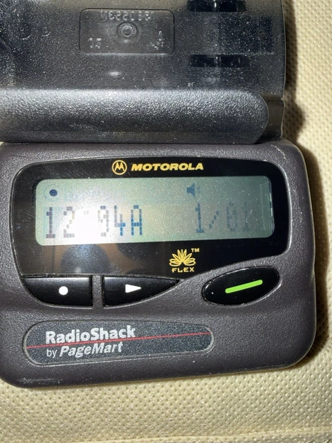 Vieux Bipeur Motorola Advisor Gold Flex Des Années 90 Avec Clip GTE PageNet D142 - état Fonctionnel