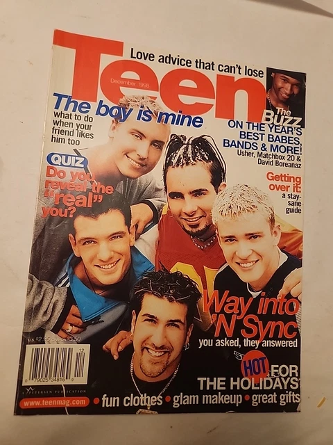 TEEN PEOPLE US 2000 Summer Backstreet Boys Feature Rare