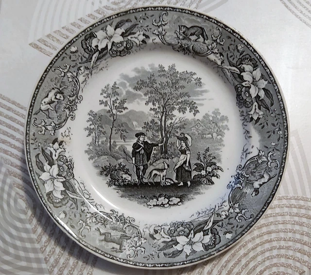 Assiette Mouzin Lecat Nimy Ecosse