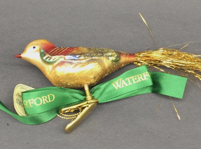 Waterford Holiday Heirlooms Christmas Clip On Ornament - Holiday Bird #100301