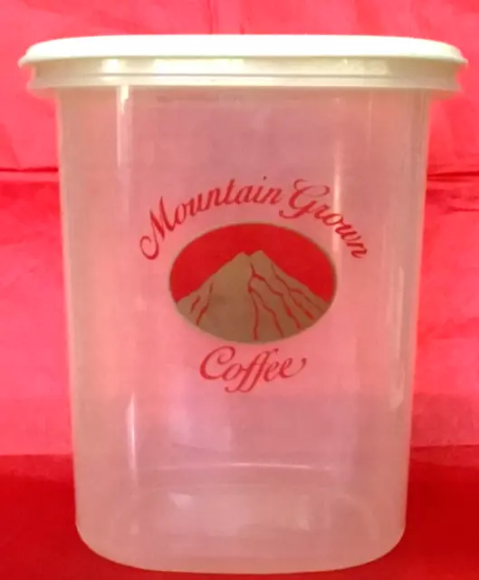 Rubbermaid Folgers Mountain Grown Coffee Container Servin Saver 6 Cups