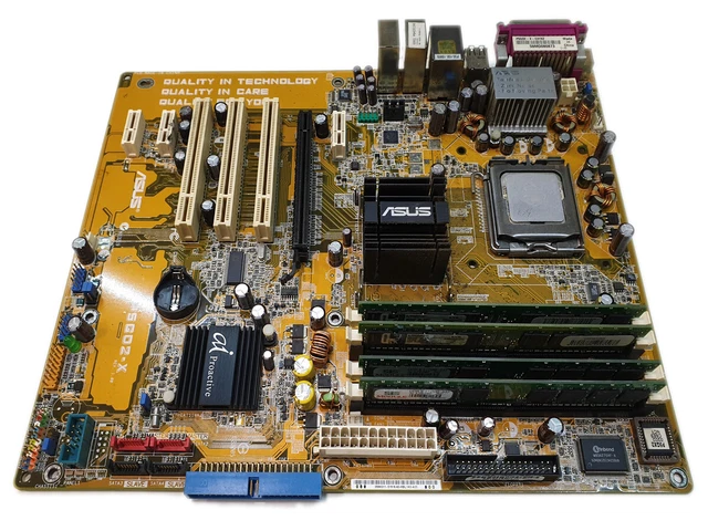 placa base ASUS P5G02-X con Procesador Intel Pentium 4 y 2GB de ram incluidos