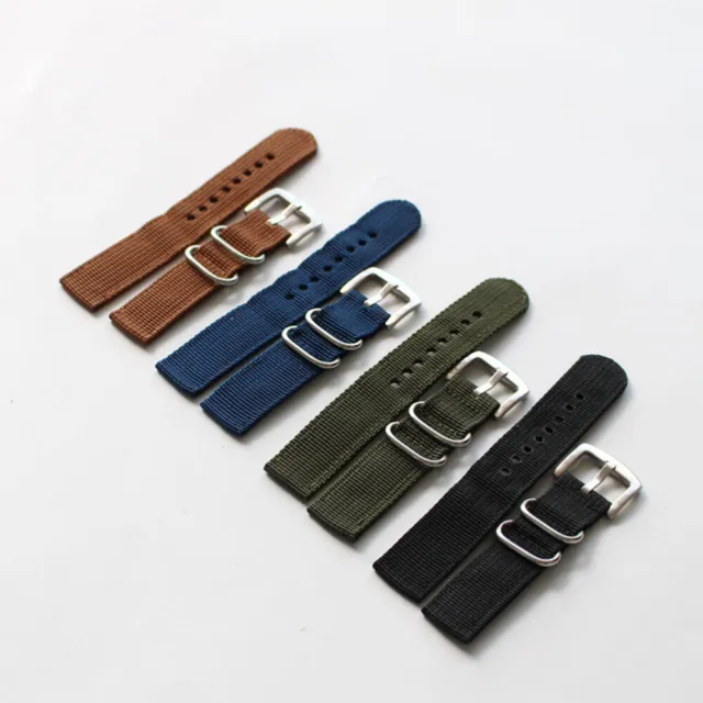Delicate Nylon Canvas Watchband Watch Strap Replacement Strap for Watch Use 3