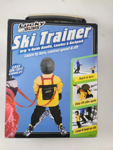 Lucky Bums Kids Ski Harness w/ Grip N' Guide, 2 Leashes, & Backpack