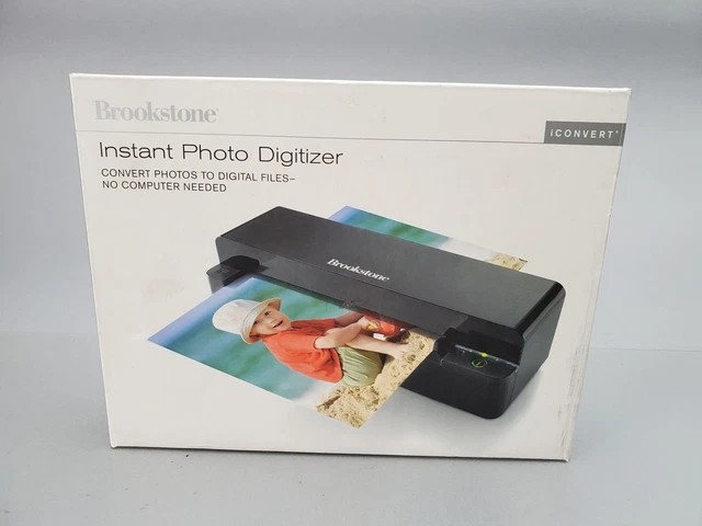 Brookstone iConvert Instant Photo Digitizer - Open Box