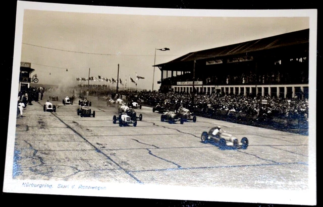 60913 Ak Auto Courses de Moto Nürburgring Début Voiture 1960 Vue
