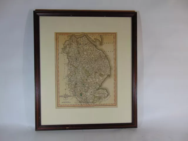 Original John Cary Map 1812 Lincolnshire Professionally Framed & Glazed