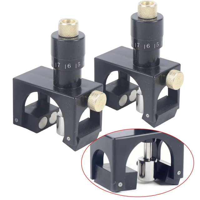 2* Magnetic Planer Blade Setting Jig Gauge Knife Jointer Woodworking Setter Tool