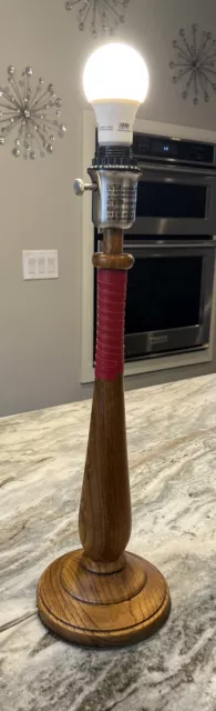 Pottery Barn Kids Grand Slam Lamp / Wooden Baseball Bat Light / 21" / No Shade Pottery Barn Kids Grand Slam Lamp / Wooden Baseball Bat Light / 21" / No Shade