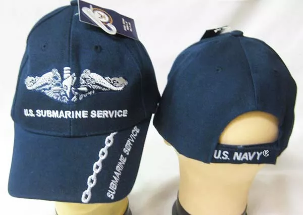 Official US Navy Licensed US Submarine Service Cap Hat 2