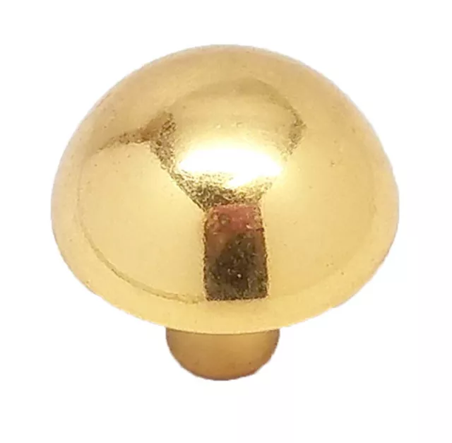 AMEROCK Forges Polished Brass 1-3/16" Small Dome Cabinet Knob Drawer Hardware