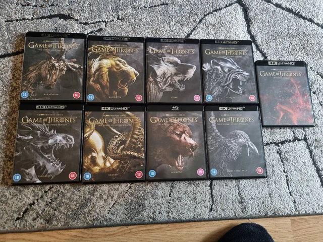 GAME OF THRONES Complete Series Blu Ray *NO 4K DISCS* PLEASE READ £44.