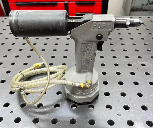 Industrial Pneumatic Air Hydraulic Pop Rivet Gun Kit Riveter Gun Hand Tool  1/4