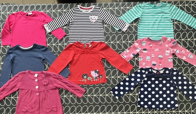 Girls Spring Bundle Tops Cardigan AGE 9-12 Months TU & NEXT Excellent Condition