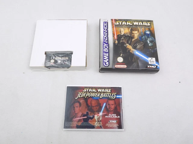 Like New Boxed Gameboy Advance GBA Star Wars Episode II: Attack of the Clones...