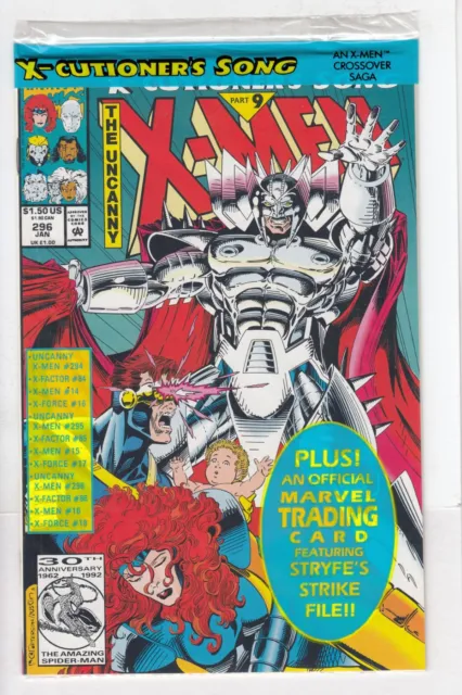 UNCANNY X-MEN #296 (1993-01) Vol 1 MARVEL Factory-Sealed X-Cutioner's Song HIGH