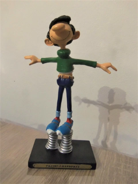 Figurine Gaston Lagaffe - Patins à Moteur à Hélice - Plastoy 2004 - NIB