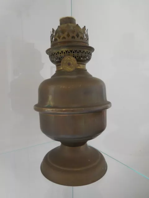 Lampe Öl Gaudard Kupfer Beleuchtung Vintage Design Deko 19. Jhd. Frankreich