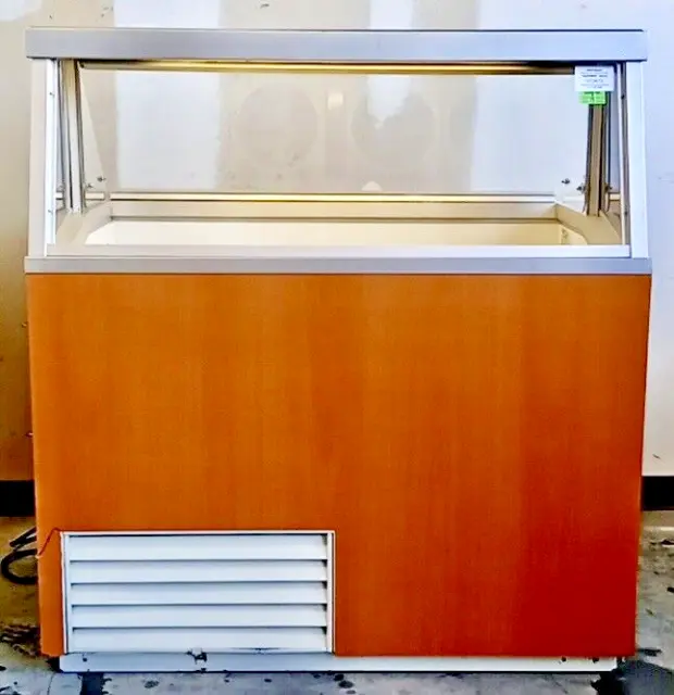 Hussmann DCSG-8  Ice Cream Dipping Cabinet Display - 8 Tub View, 4 Storage