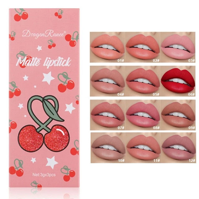 Longue durée Rouge à lèvres mat nu Gloss à lèvres Glaçage à lèvres en velours