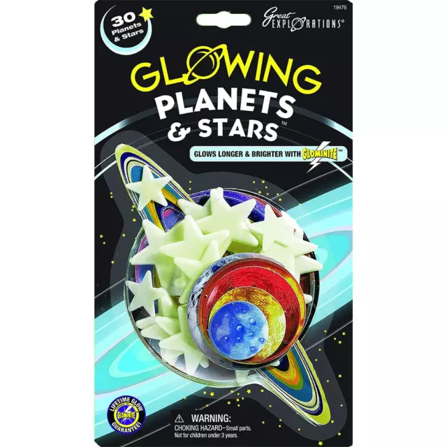 Great Explorations Glowing Planets & Stars 30pcs - LatestBuy