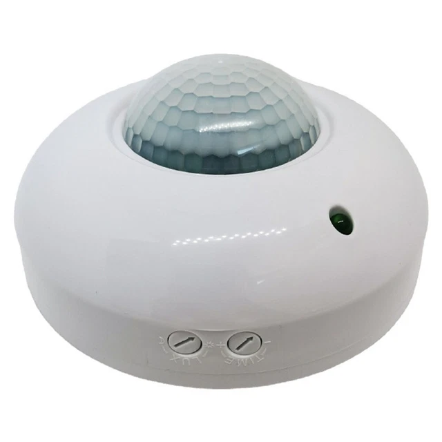 Surface Mount PIR Ceiling Occupancy Motion Sensor Monitor Light Switch 360°