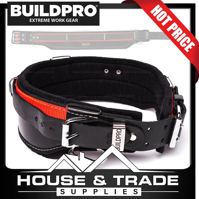 thumbnail image 2 of Quick Dip Force Of Habit Dip Belt Leather 30" Steel Chain Quick Release Carabiner Clip Padded Lumbar Reinforced Stitching Brown Weightlifting Belt 2 of 14