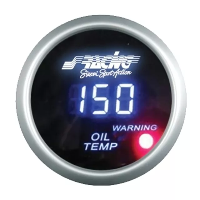 Simoni Racing MANOMETRO stumento Termometro temperatura olio Digital line 52mm